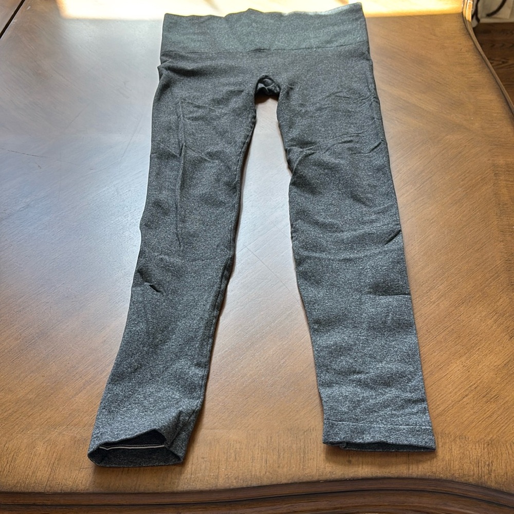 SPANX Charcoal High-Waisted Leggings